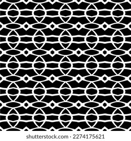 Vector monochrome pattern, Abstract texture for fabric print, card, table cloth, furniture, banner, cover, invitation, decoration, wrapping.seamless repeating pattern.Black and 
white color.