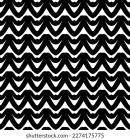 Vector monochrome pattern, Abstract texture for fabric print, card, table cloth, furniture, banner, cover, invitation, decoration, wrapping.seamless repeating pattern.Black and 
white color.
