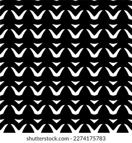 Vector monochrome pattern, Abstract texture for fabric print, card, table cloth, furniture, banner, cover, invitation, decoration, wrapping.seamless repeating pattern.Black and 
white color.