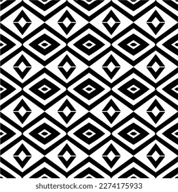 Vector monochrome pattern, Abstract texture for fabric print, card, table cloth, furniture, banner, cover, invitation, decoration, wrapping.seamless repeating pattern.Black and 
white color.