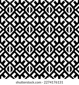 Vector monochrome pattern, Abstract texture for fabric print, card, table cloth, furniture, banner, cover, invitation, decoration, wrapping.seamless repeating pattern.Black and 
white color.