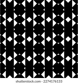 Vector monochrome pattern, Abstract texture for fabric print, card, table cloth, furniture, banner, cover, invitation, decoration, wrapping.seamless repeating pattern.Black and 
white color.
