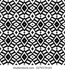Vector monochrome pattern, Abstract texture for fabric print, card, table cloth, furniture, banner, cover, invitation, decoration, wrapping.seamless repeating pattern.Black and 
white color.