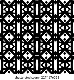 Vector monochrome pattern, Abstract texture for fabric print, card, table cloth, furniture, banner, cover, invitation, decoration, wrapping.seamless repeating pattern.Black and 
white color.
