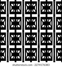 Vector monochrome pattern, Abstract texture for fabric print, card, table cloth, furniture, banner, cover, invitation, decoration, wrapping.seamless repeating pattern.Black and 
white color.