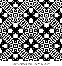 Vector monochrome pattern, Abstract texture for fabric print, card, table cloth, furniture, banner, cover, invitation, decoration, wrapping.seamless repeating pattern.Black and 
white color.