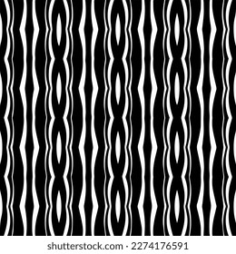 Vector monochrome pattern, Abstract texture for fabric print, card, table cloth, furniture, banner, cover, invitation, decoration, wrapping.seamless repeating pattern.Black and 
white color.
