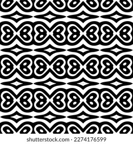 Vector monochrome pattern, Abstract texture for fabric print, card, table cloth, furniture, banner, cover, invitation, decoration, wrapping.seamless repeating pattern.Black and 
white color.