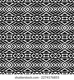 Vector monochrome pattern, Abstract texture for fabric print, card, table cloth, furniture, banner, cover, invitation, decoration, wrapping.seamless repeating pattern.Black and 
white color.