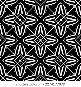 Vector monochrome pattern, Abstract texture for fabric print, card, table cloth, furniture, banner, cover, invitation, decoration, wrapping.seamless repeating pattern.Black and 
white color.