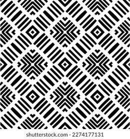 Vector monochrome pattern, Abstract texture for fabric print, card, table cloth, furniture, banner, cover, invitation, decoration, wrapping.seamless repeating pattern.Black and 
white color.