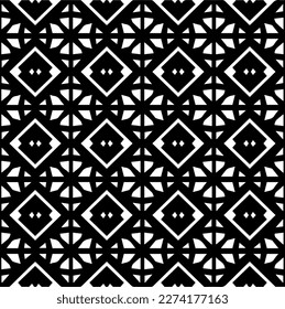 Vector monochrome pattern, Abstract texture for fabric print, card, table cloth, furniture, banner, cover, invitation, decoration, wrapping.seamless repeating pattern.Black and 
white color.