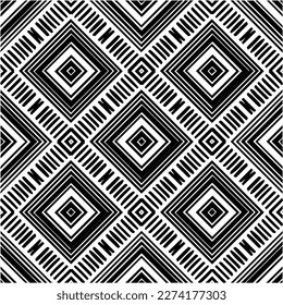 Vector monochrome pattern, Abstract texture for fabric print, card, table cloth, furniture, banner, cover, invitation, decoration, wrapping.seamless repeating pattern.Black and 
white color.