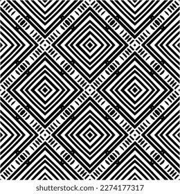 Vector monochrome pattern, Abstract texture for fabric print, card, table cloth, furniture, banner, cover, invitation, decoration, wrapping.seamless repeating pattern.Black and 
white color.