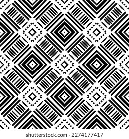 Vector monochrome pattern, Abstract texture for fabric print, card, table cloth, furniture, banner, cover, invitation, decoration, wrapping.seamless repeating pattern.Black and 
white color.