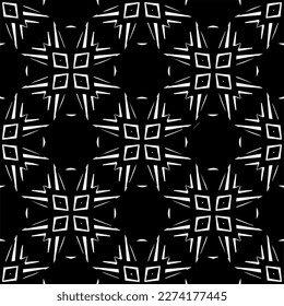 Vector monochrome pattern, Abstract texture for fabric print, card, table cloth, furniture, banner, cover, invitation, decoration, wrapping.seamless repeating pattern.Black and 
white color.