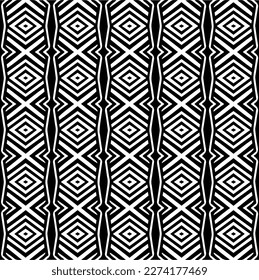 Vector monochrome pattern, Abstract texture for fabric print, card, table cloth, furniture, banner, cover, invitation, decoration, wrapping.seamless repeating pattern.Black and 
white color.