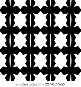 Vector monochrome pattern, Abstract texture for fabric print, card, table cloth, furniture, banner, cover, invitation, decoration, wrapping.seamless repeating pattern.Black and 
white color.