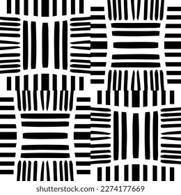 Vector monochrome pattern, Abstract texture for fabric print, card, table cloth, furniture, banner, cover, invitation, decoration, wrapping.seamless repeating pattern.Black and 
white color.