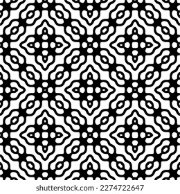 Vector monochrome pattern, Abstract texture for fabric print, card, table cloth, furniture, banner, cover, invitation, decoration, wrapping.seamless repeating pattern.Black and 
white color.