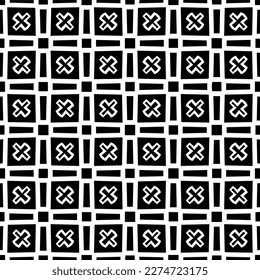 Vector monochrome pattern, Abstract texture for fabric print, card, table cloth, furniture, banner, cover, invitation, decoration, wrapping.seamless repeating pattern.Black and 
white color.