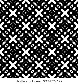 Vector monochrome pattern, Abstract texture for fabric print, card, table cloth, furniture, banner, cover, invitation, decoration, wrapping.seamless repeating pattern.Black and 
white color.