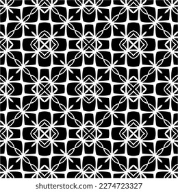 Vector monochrome pattern, Abstract texture for fabric print, card, table cloth, furniture, banner, cover, invitation, decoration, wrapping.seamless repeating pattern.Black and 
white color.