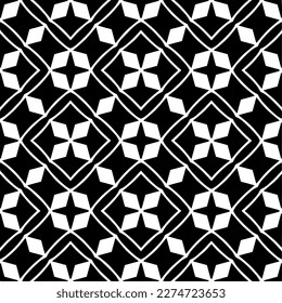 Vector monochrome pattern, Abstract texture for fabric print, card, table cloth, furniture, banner, cover, invitation, decoration, wrapping.seamless repeating pattern.Black and 
white color.