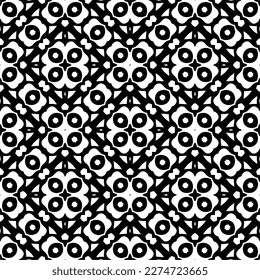Vector monochrome pattern, Abstract texture for fabric print, card, table cloth, furniture, banner, cover, invitation, decoration, wrapping.seamless repeating pattern.Black and 
white color.