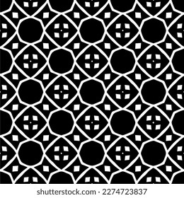 Vector monochrome pattern, Abstract texture for fabric print, card, table cloth, furniture, banner, cover, invitation, decoration, wrapping.seamless repeating pattern.Black and 
white color.
