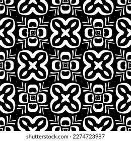 Vector monochrome pattern, Abstract texture for fabric print, card, table cloth, furniture, banner, cover, invitation, decoration, wrapping.seamless repeating pattern.Black and 
white color.