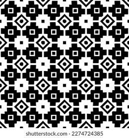Vector monochrome pattern, Abstract texture for fabric print, card, table cloth, furniture, banner, cover, invitation, decoration, wrapping.seamless repeating pattern.Black and 
white color.