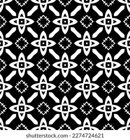 Vector monochrome pattern, Abstract texture for fabric print, card, table cloth, furniture, banner, cover, invitation, decoration, wrapping.seamless repeating pattern.Black and 
white color.