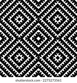 Patrón monocromo vectorial, textura abstracta para impresión de tela, tarjeta, mantel de mesa, mobiliario, banner, cubierta, invitación, decoración, envoltura.patrón repitiéndose sin soldadura.Negro y 
color blanco.