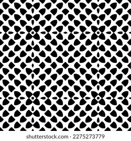 Vector monochrome pattern, Abstract texture for fabric print, card, table cloth, furniture, banner, cover, invitation, decoration, wrapping.seamless repeating pattern.Black and 
white color.