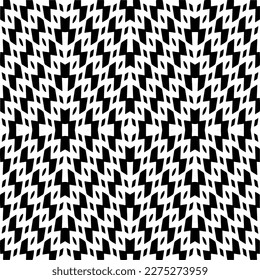 Vector monochrome pattern, Abstract texture for fabric print, card, table cloth, furniture, banner, cover, invitation, decoration, wrapping.seamless repeating pattern.Black and 
white color.