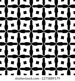 Vector monochrome pattern, Abstract texture for fabric print, card, table cloth, furniture, banner, cover, invitation, decoration, wrapping.seamless repeating pattern.Black and white color.