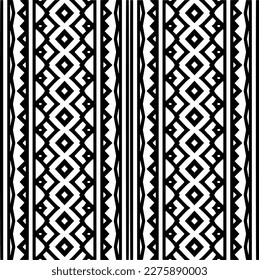 Vector monochrome pattern, Abstract texture for fabric print, card, table cloth, furniture, banner, cover, invitation, decoration, wrapping.seamless repeating pattern.Black and white color.