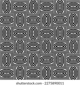 Vector monochrome pattern, Abstract texture for fabric print, card, table cloth, furniture, banner, cover, invitation, decoration, wrapping.seamless repeating pattern.Black and white color.