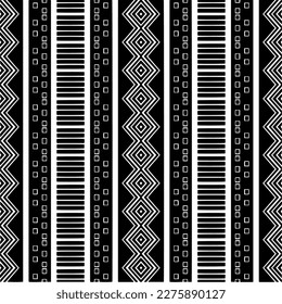 Vector monochrome pattern, Abstract texture for fabric print, card, table cloth, furniture, banner, cover, invitation, decoration, wrapping.seamless repeating pattern.Black and white color.