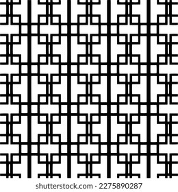 Vector monochrome pattern, Abstract texture for fabric print, card, table cloth, furniture, banner, cover, invitation, decoration, wrapping.seamless repeating pattern.Black and white color.
