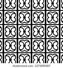 Vector monochrome pattern, Abstract texture for fabric print, card, table cloth, furniture, banner, cover, invitation, decoration, wrapping.seamless repeating pattern.Black and white color.