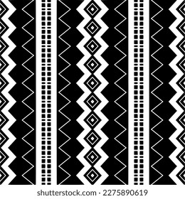 Vector monochrome pattern, Abstract texture for fabric print, card, table cloth, furniture, banner, cover, invitation, decoration, wrapping.seamless repeating pattern.Black and white color.