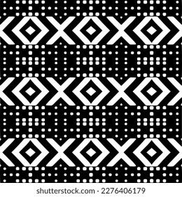 Vector monochrome pattern, Abstract texture for fabric print, card, table cloth, furniture, banner, cover, invitation, decoration, wrapping.seamless repeating pattern.Black and white color.