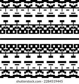 
Vector monochrome pattern, Abstract texture for fabric print, card, table cloth, furniture, banner, cover, invitation, decoration, wrapping.seamless repeating pattern.Black and 
white color.