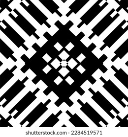 Vector monochrome pattern, Abstract texture for fabric print, card, table cloth, furniture, banner, cover, invitation, decoration, wrapping.seamless repeating pattern.Black and 
white color.