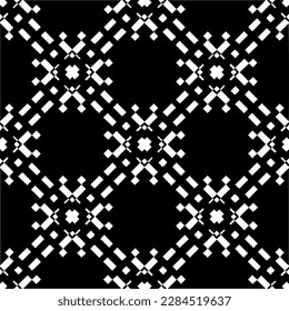 Vector monochrome pattern, Abstract texture for fabric print, card, table cloth, furniture, banner, cover, invitation, decoration, wrapping.seamless repeating pattern.Black and 
white color.