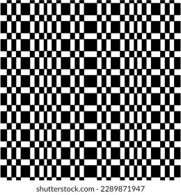 Vector monochrome pattern, Abstract texture for fabric print, card, table cloth, furniture, banner, cover, invitation, decoration, wrapping.seamless repeating pattern.Black and white color.