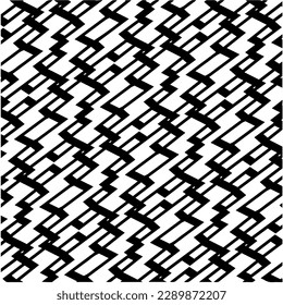 Vector monochrome pattern, Abstract texture for fabric print, card, table cloth, furniture, banner, cover, invitation, decoration, wrapping.seamless repeating pattern.Black and white color.