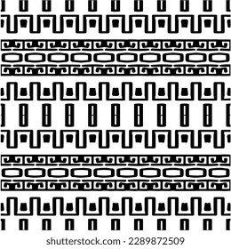 Vector monochrome pattern, Abstract texture for fabric print, card, table cloth, furniture, banner, cover, invitation, decoration, wrapping.seamless repeating pattern.Black and white color.